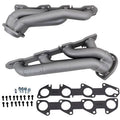 BBK Performance Headers, Shorty, Steel, Titanium Ceramic, Chrysler, Dodge, Hemi, Pair - 4028