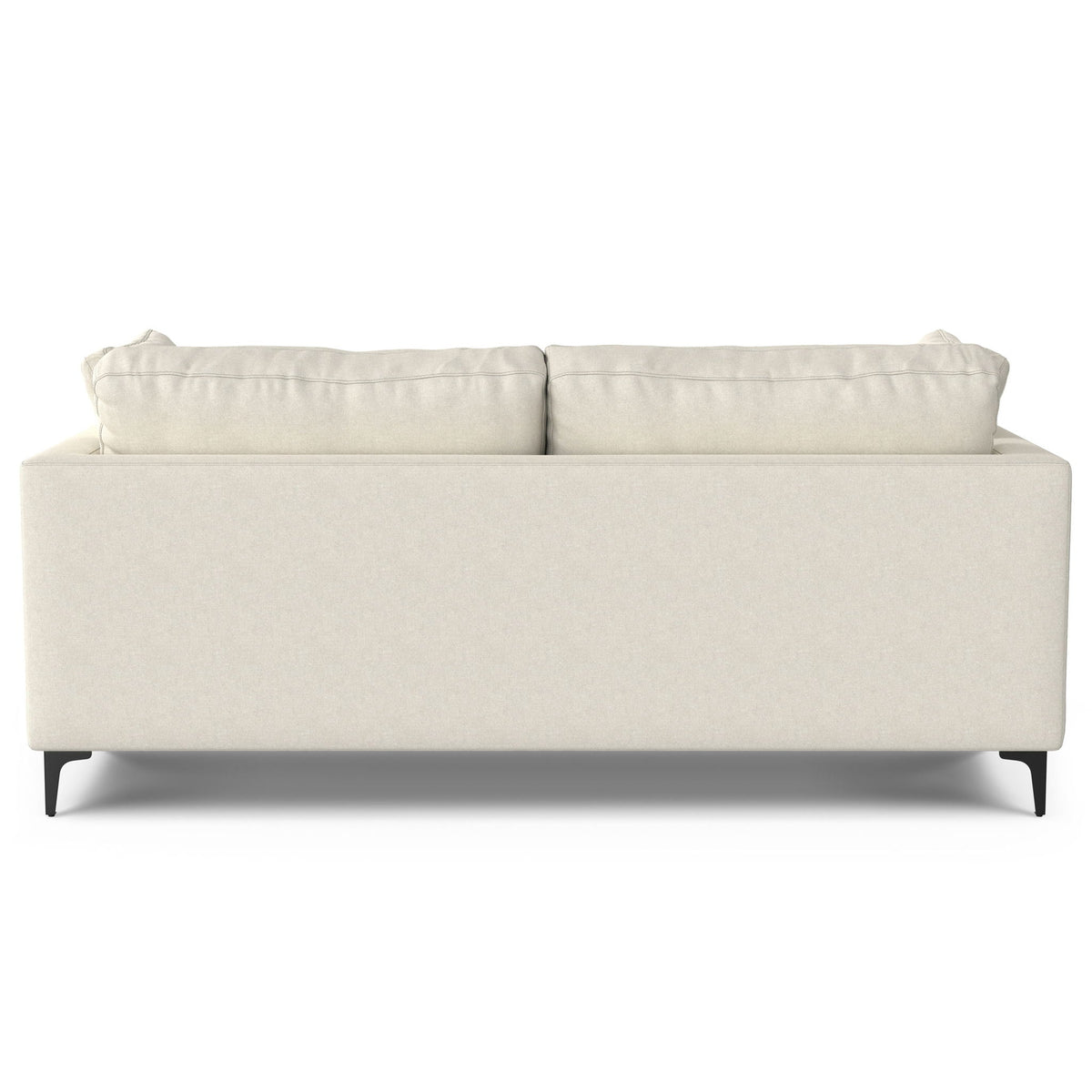 Mid Century Sofa With Ottoman Set in Performance Fabric - Dark Gray or Beige