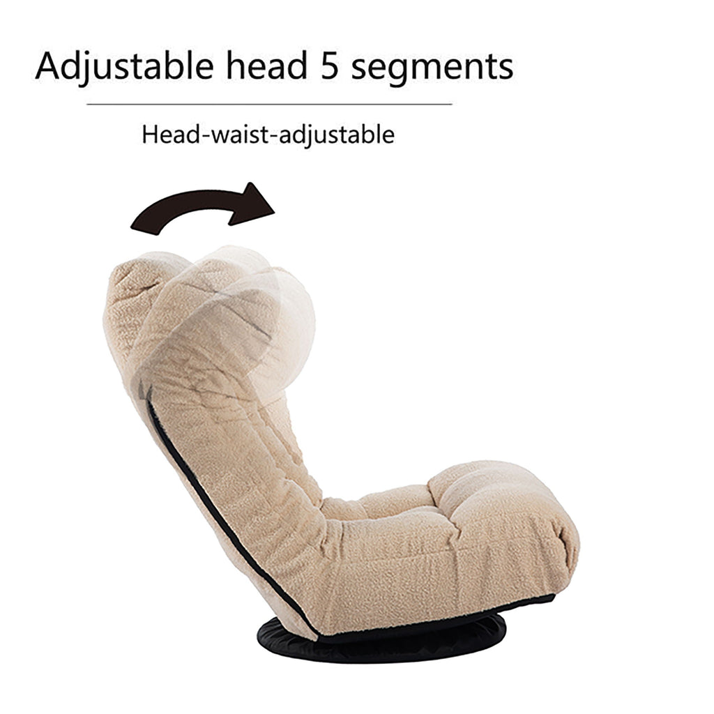 Adjustable Japanese Reclining Floor Chair Sofa With Metal Frame