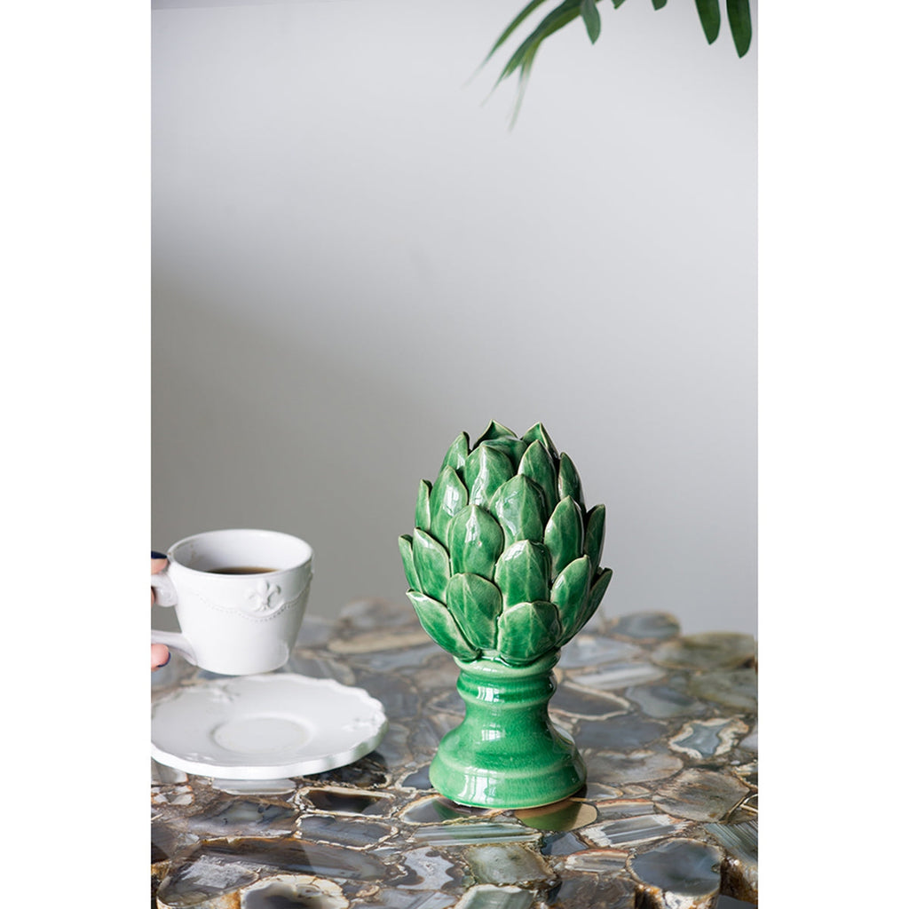 Helsa Blooming Artichoke Accent - Small Green