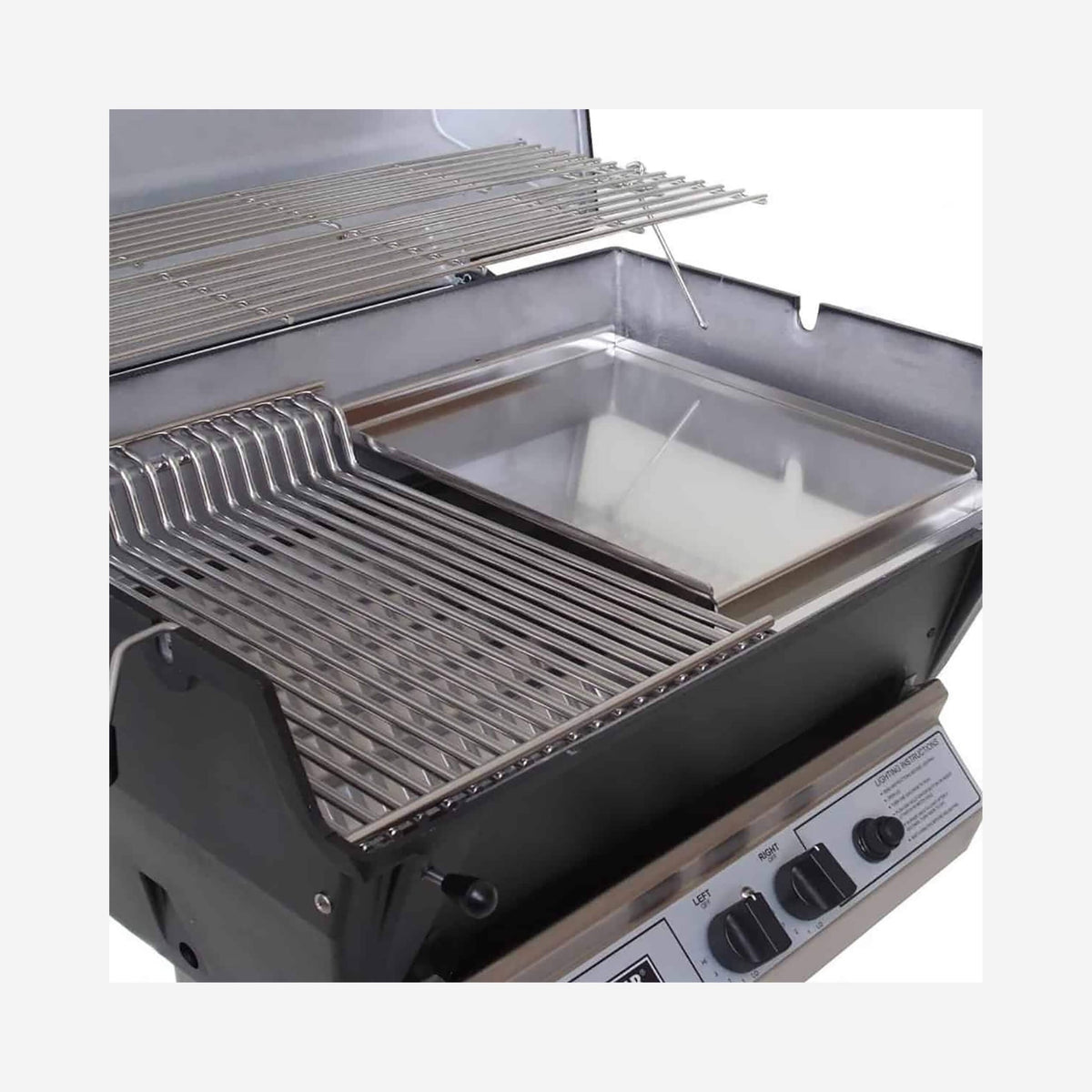 Broilmaster P3X Super Premium Cast Aluminum Gas Grill With Flare Busters, Griddle And Smoker Shutter (SAK98194)