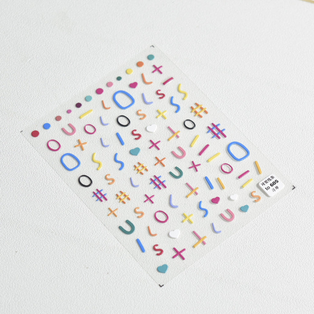 Nail Stickers Japanese Adhesive Nails