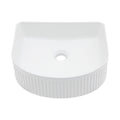 Vessel Bathroom Sink With Design - White