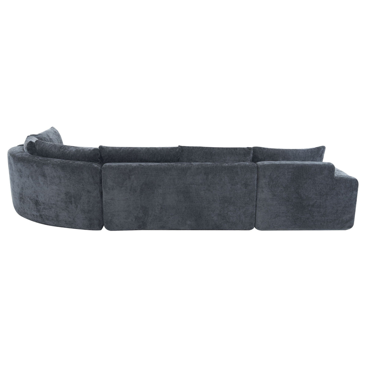 Modular Cloud Sectional Sofa Set with Deep Seating - Choose Beige, Dark Gray, or Dark Brown