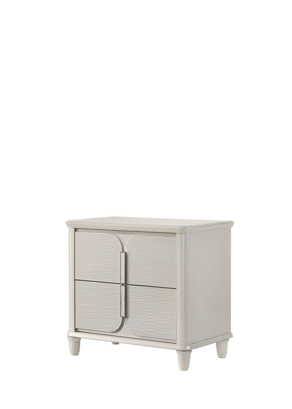 Laveda Nightstand with Spacious Drawers - White