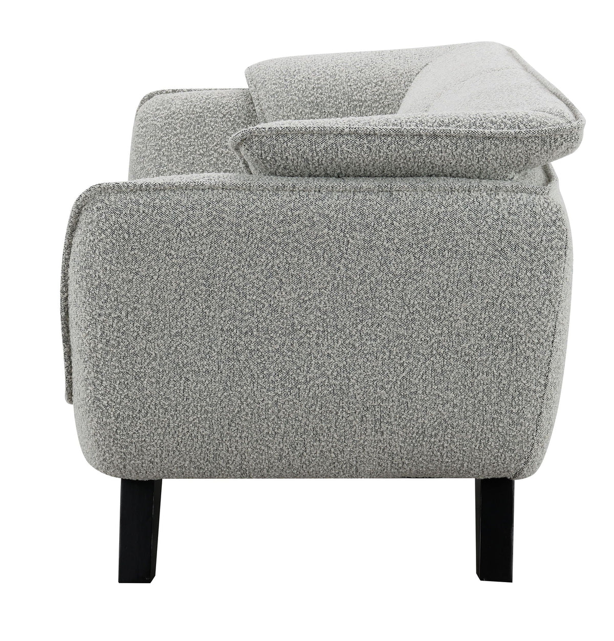 Nayeli Boucle Loveseat with Pocket Coil Seating - Gray or Dark Brown