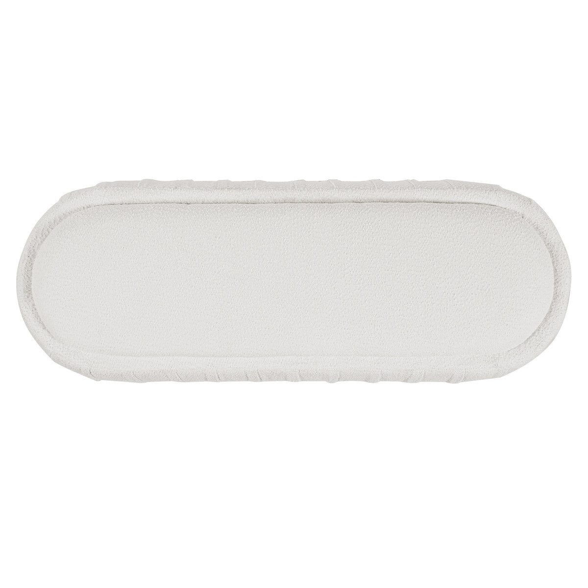 Upholstered Ottoman, Oval Shape