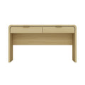 Oak Office Desk with 2 Drawers - Modern Style - Grace