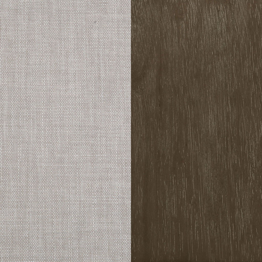 Removable Back Accent Chair with Plush Cushion - Beige, White, or Dark Gray