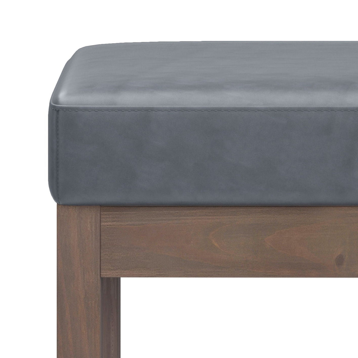 Milltown Upholstered Ottoman Bench with Versatile Design - Multiple Colors