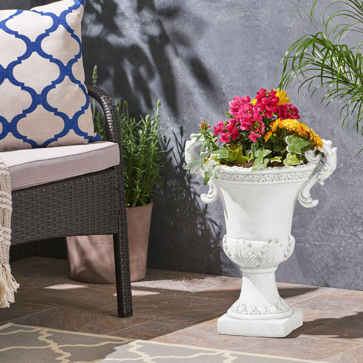 Roman Style MGO Garden Urn Planter