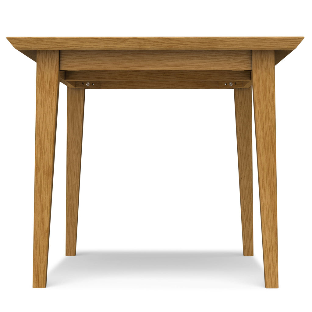 Contemporary Dining Table with Solid Oak Veneer - Light or Dark Brown