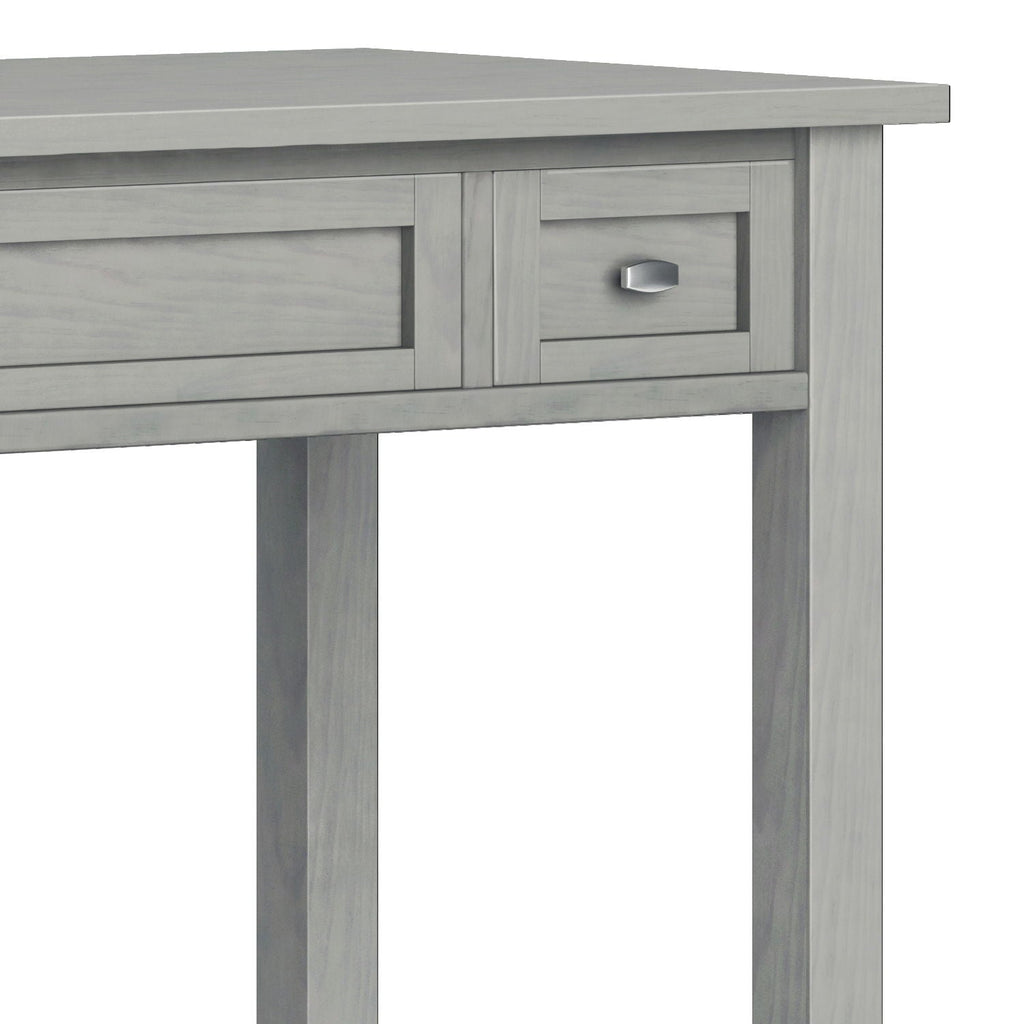 Handcrafted Wooden Writing Desk with Storage Drawers - Multiple Colors