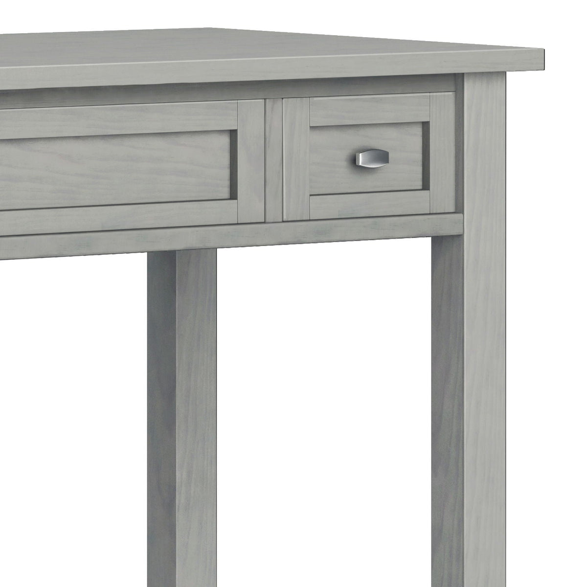 Handcrafted Wooden Writing Desk with Storage Drawers - Multiple Colors