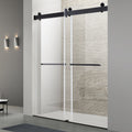 Double Sliding Shower Door with Soft Close Function - Matte