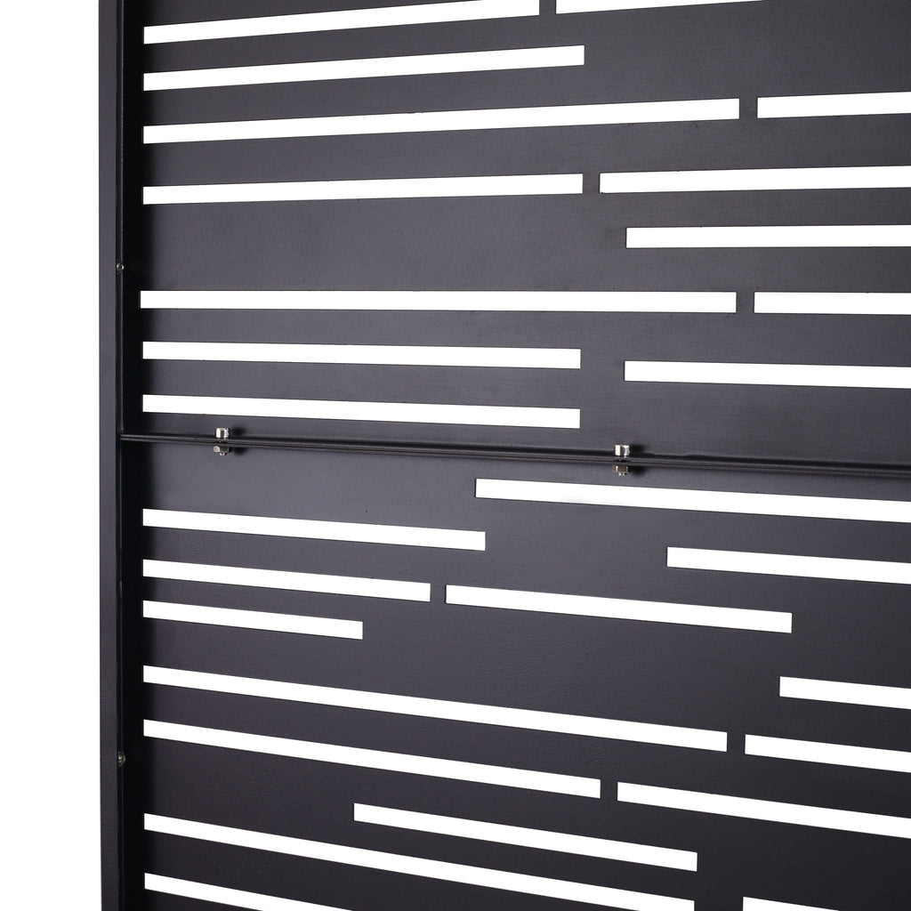 Outdoor & Indoor Freestanding Metal Privacy Screen