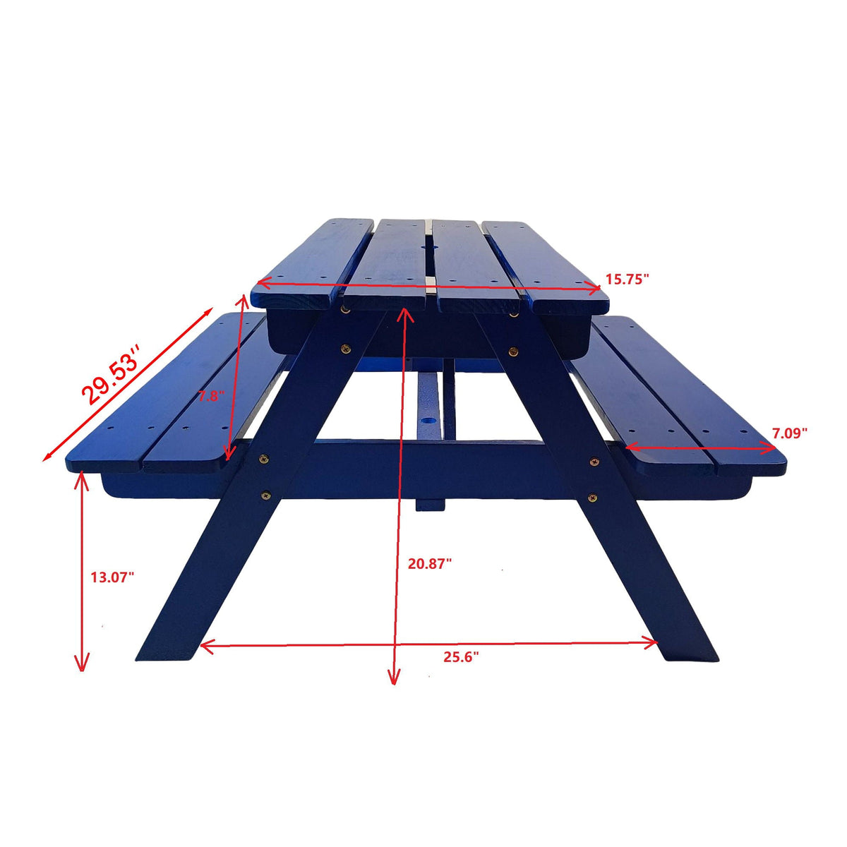 Durable Solid Wood Children's Dining Table And Chairs Set, Multi-Functional