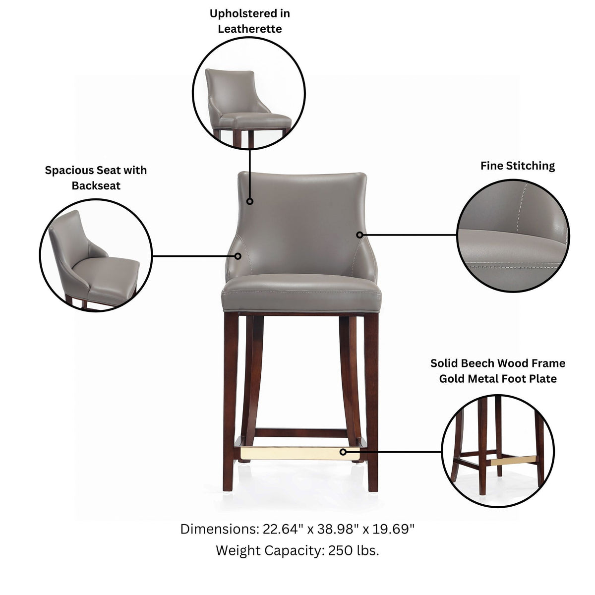 Shubert Counter Stool