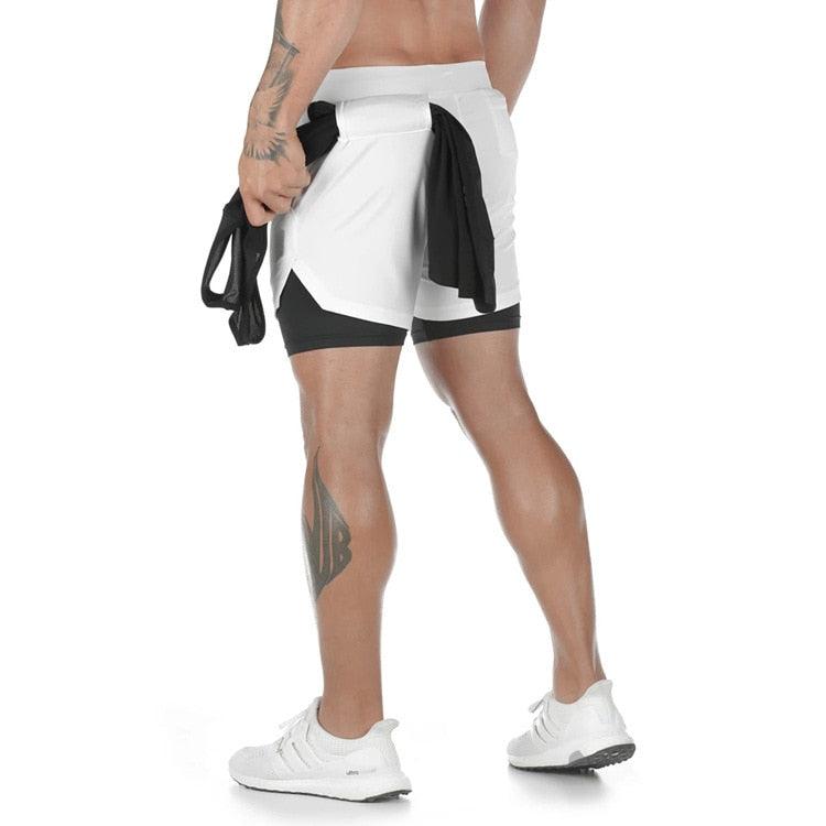 Camo Running Shorts Men Gym Sports Shorts 2 In 1 Quick Dry Workout Training Gym Fitness Jogging Short Pants Summer Men Shorts  Men's Running Gym Shorts Breathable with Pockets Quick Dry Sportswear