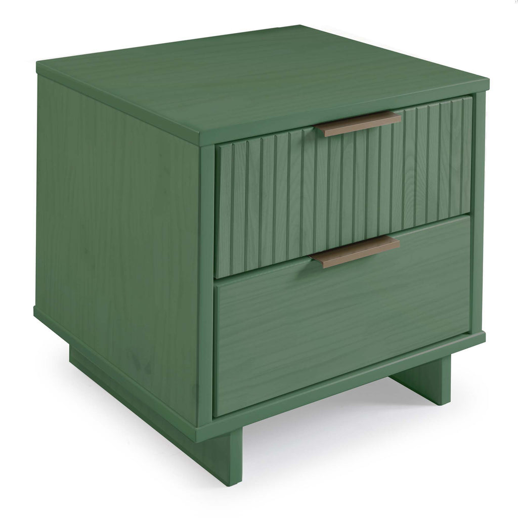 Granville Nightstand with 2 Drawers - Solid Wood Construction