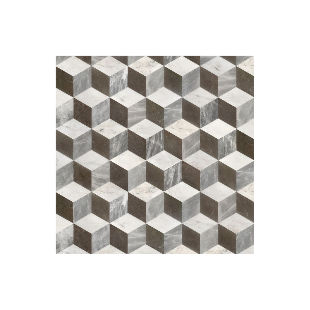 Hexagon Water Tiles For Floor And Wall (Set of 12)