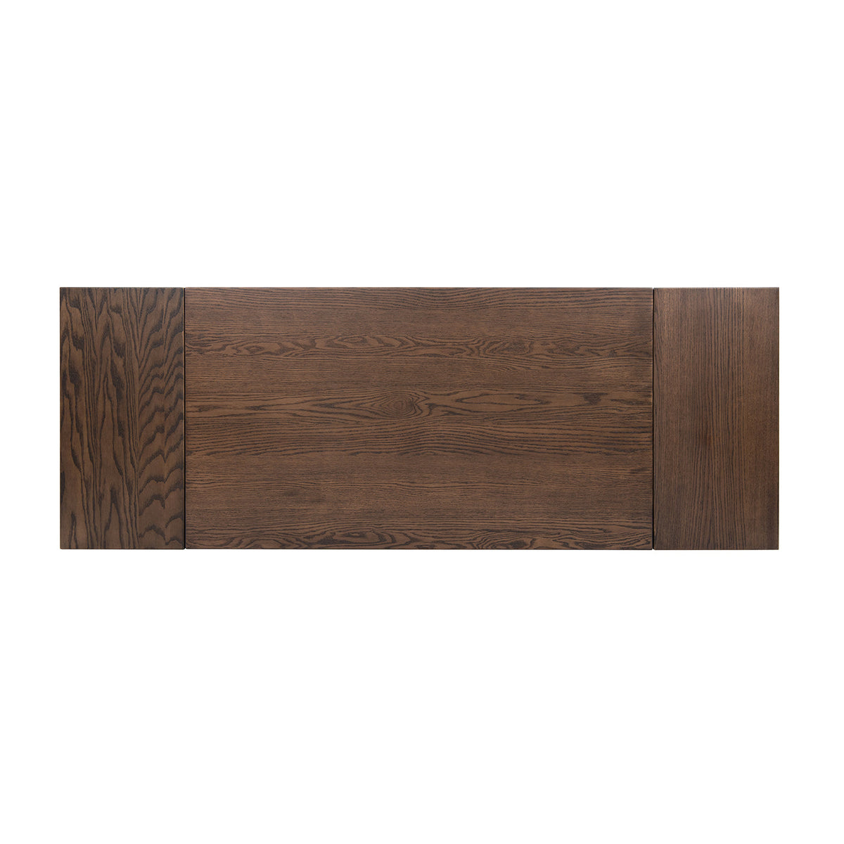 Solid Red Oak Dining Table with Extending Leaves - Capri 59-90.5"