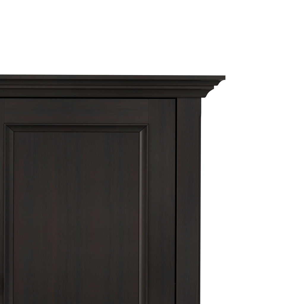 Amherst 2 Door Storage Cabinet with Adjustable Shelving - Brown