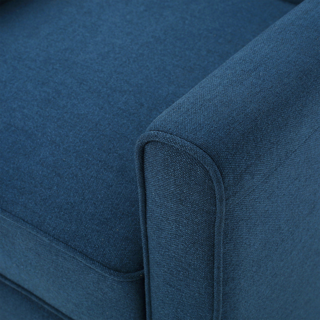Upholstered Push Back Recliner Chair with Adjustable Recline - Multiple Colors