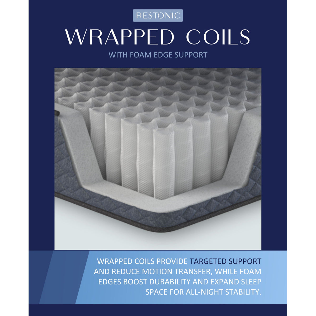 13" Plush Hybrid Mattress with Cooling Technology - Dark Gray