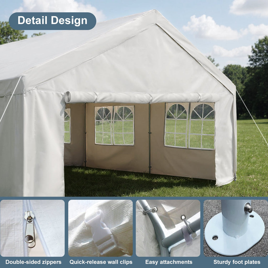 13'x26' Carport Car Canopy Party Tent