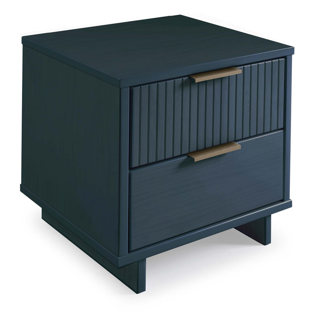 Granville Nightstand with 2 Drawers - Solid Wood Construction