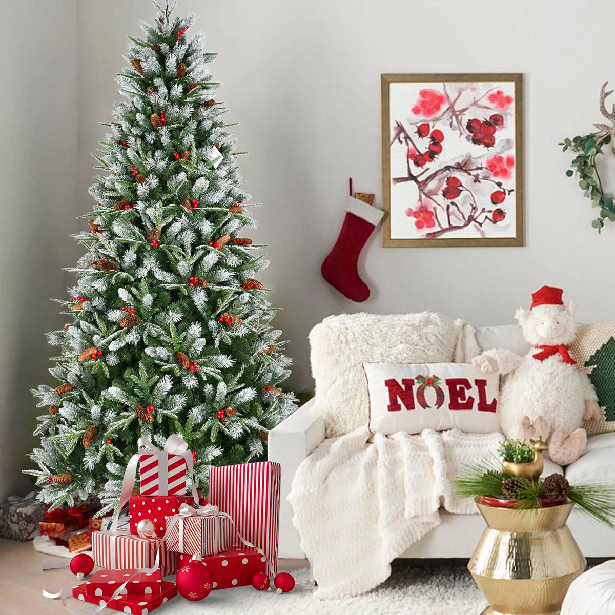 5FT Christmas Tree with 1131 Tips - Lush PVC Holiday Tree