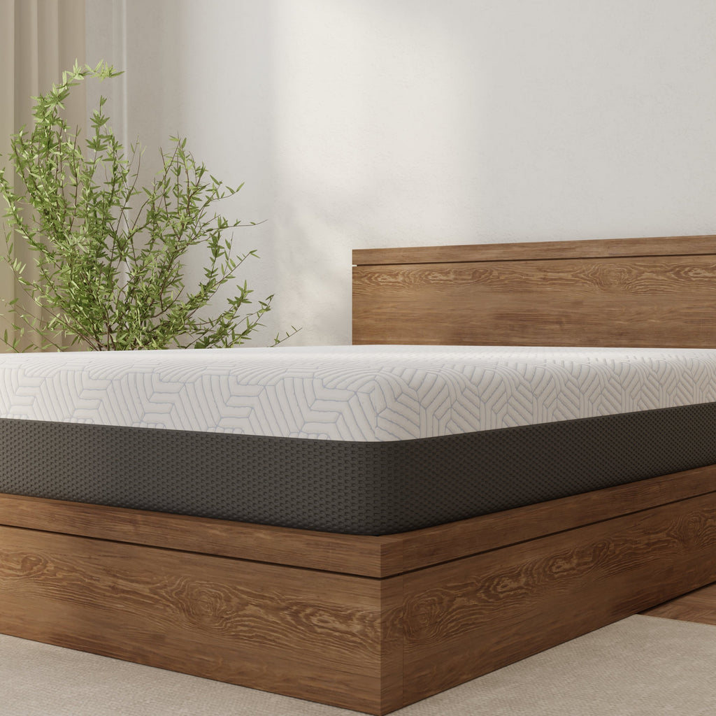 Queen Soft Mattress with Cooling Cover – 12 Inch Gel Memory Foam