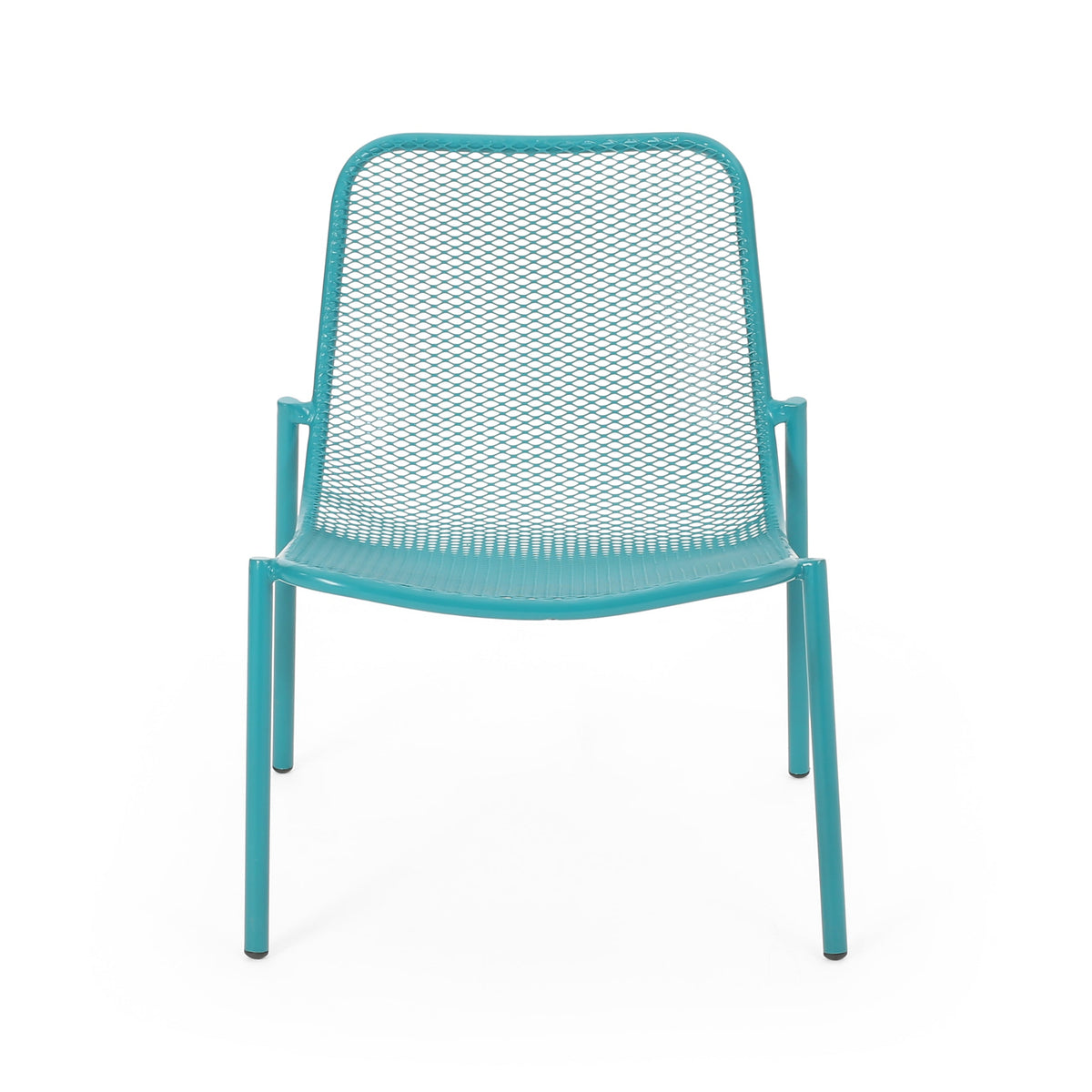Kincaid Outdoor 3-Piece Conversation Set with Iron Frame - Teal