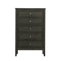 5 Drawer Storage Chest with Metal Hardware - Multiple Colors