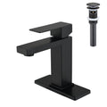 Single Handle Bathroom Sink Faucet with Pop-Up Drain (with Overflow)
