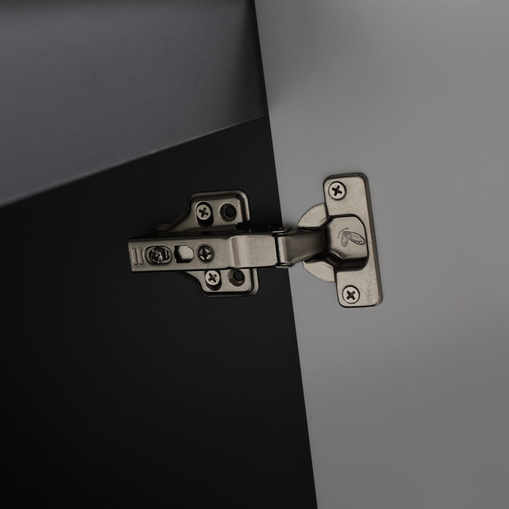Modern Freestanding Bathroom Vanity with Soft Close Cabinet Doors - Pearl Silver, White, or Dark Green