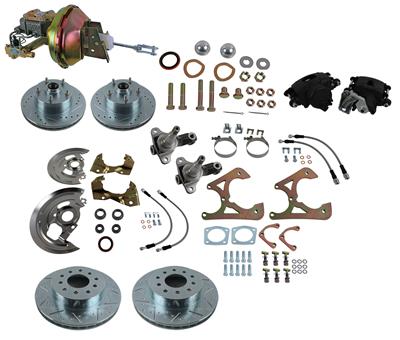Classic Performance Complete Front and Rear Disc Brake Kits - 6474FRBP9UG