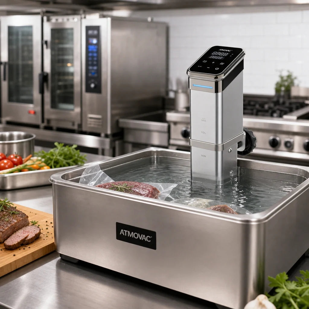 Eurodib USA SVPRO Compact Immersion Circulator, 1200W, 5–95°C Temperature Range, 40-Liter Container Capacity