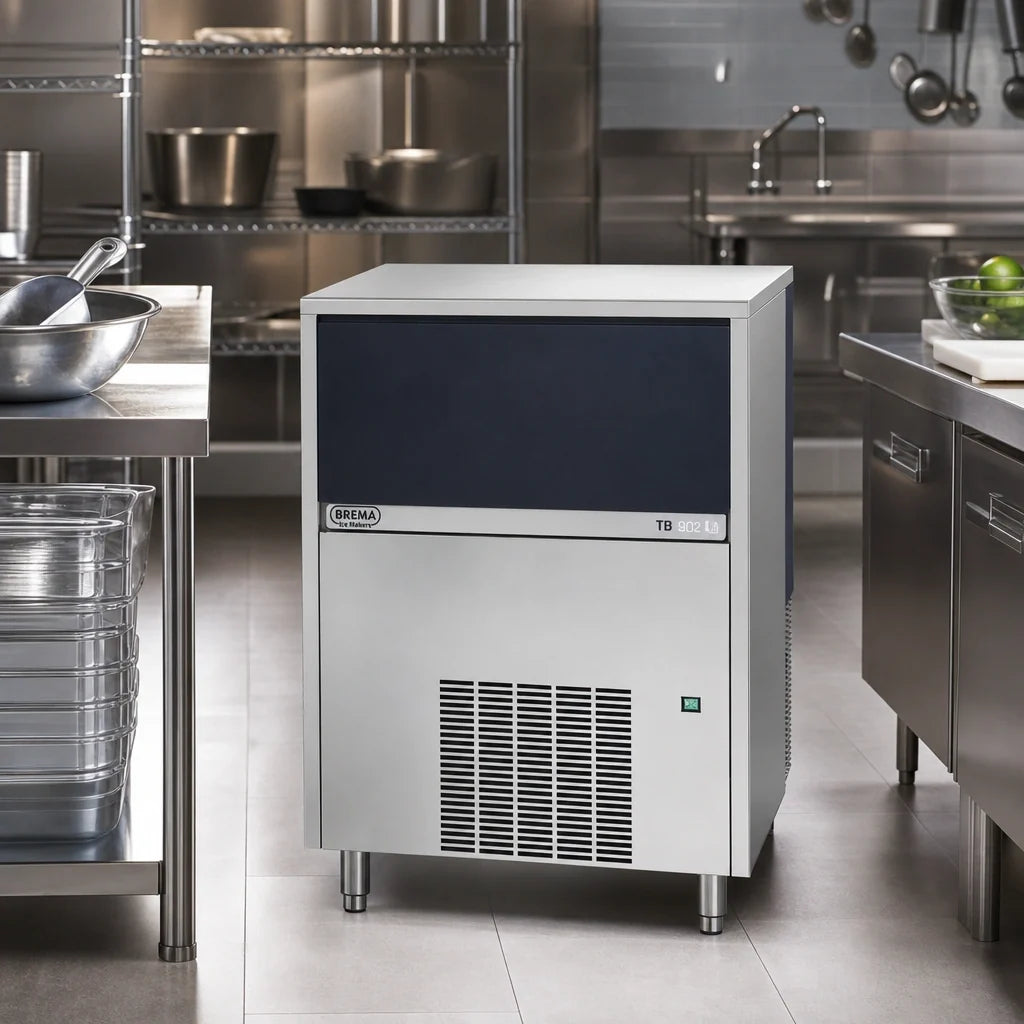Eurodib USA Brema TB1404AHC Automatic Pebble Ice Maker, 88 lb Bin, Air-Cooled, 333 lb/Day