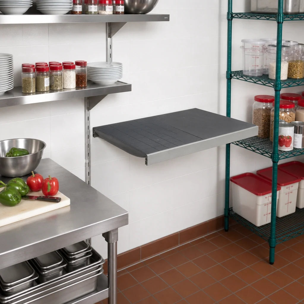 Fermod Fermostock 64272EX-R1 Horizontal Solid Polymer Shelf, 26 x 22 Inches, 800 lb Capacity