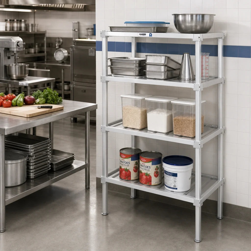 Channel Manufacturing SA2436 Solid Aluminum Adjustable Shelf, 36"W x 24"D, 500 lb. Capacity