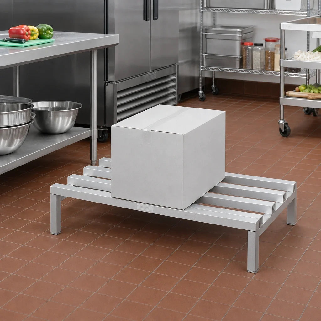 Channel Manufacturing CA2042 Aluminum C-Channel Dunnage Rack, 42W x 20D x 12H, 2,500 lb Distributed Capacity