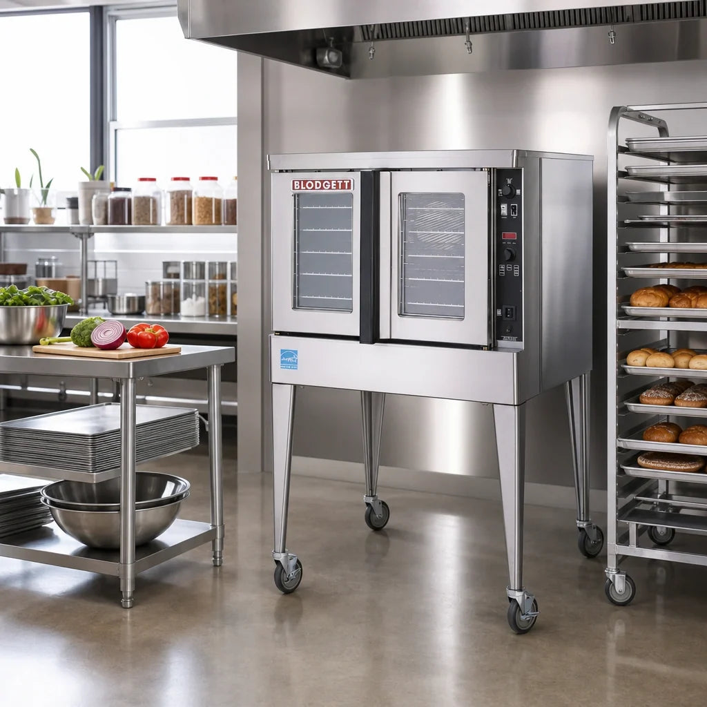 Blodgett (Middleby) Premium Series MARK V-100 BASE Single-Deck Full-Size Electric Convection Oven, 5-Pan, Touchscreen Controls