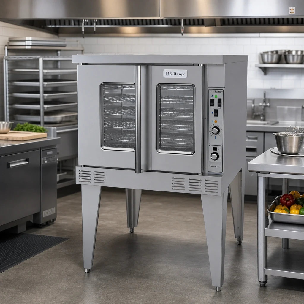 Garland Signature SUME-100-SIGNATURE Full-Size Single-Deck Electric Convection Oven, 5-Rack, Solid State Controls, 10.4 kW
