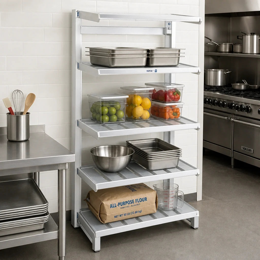 Channel Manufacturing SC2436 Solid Aluminum Cantilever Shelf, 33.375"W x 24"D