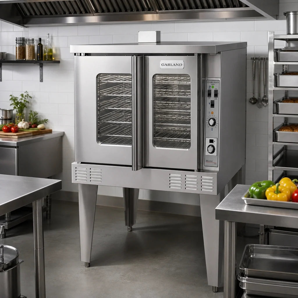 Garland Master MCO-GS-10-S Full-Size Single-Deck Gas Convection Oven, Standard Depth, 6-Pan, Solid-State Digital Controls
