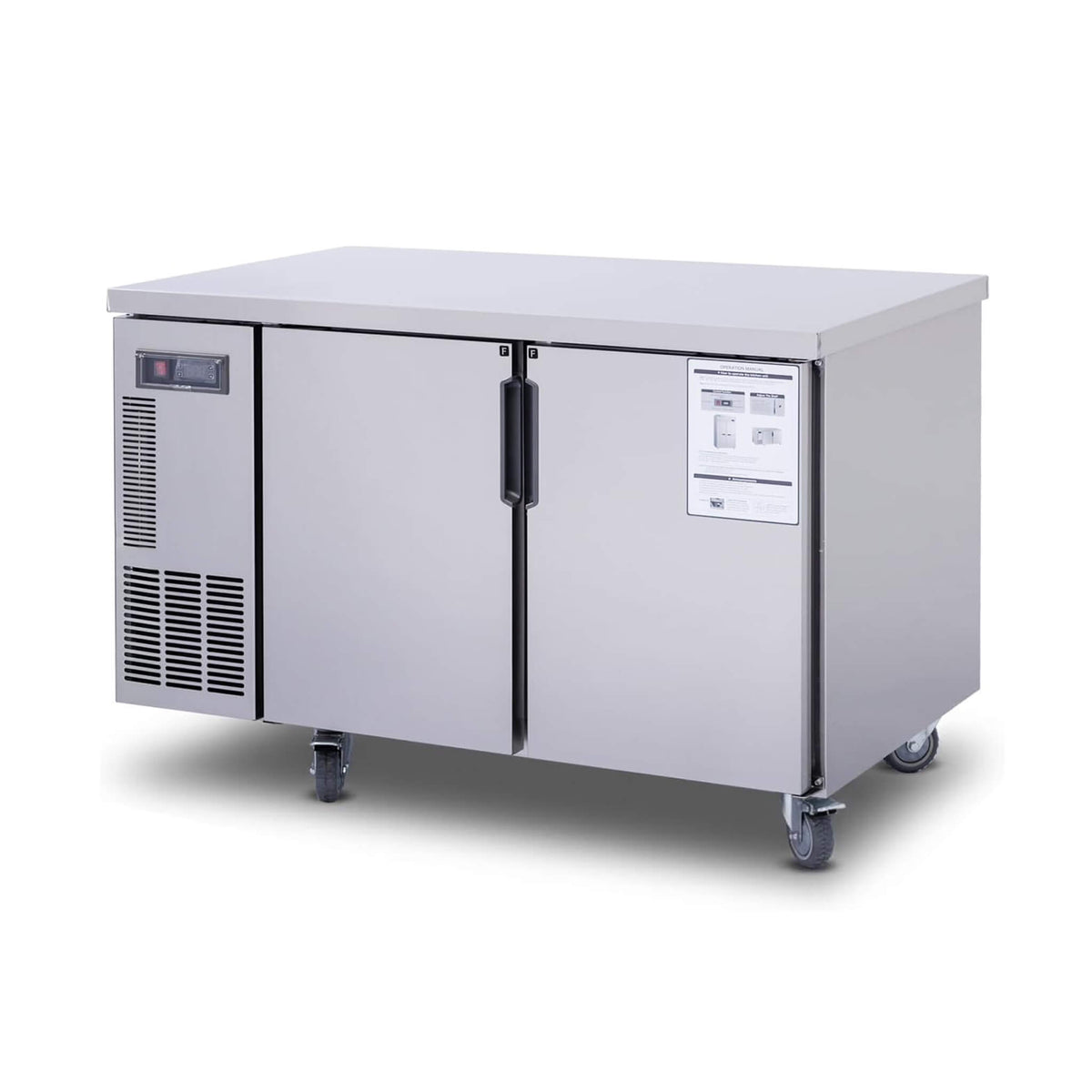 Heavy-Duty Commercial Stainless Steel Undercounter Worktop Freezer (SAK47218)