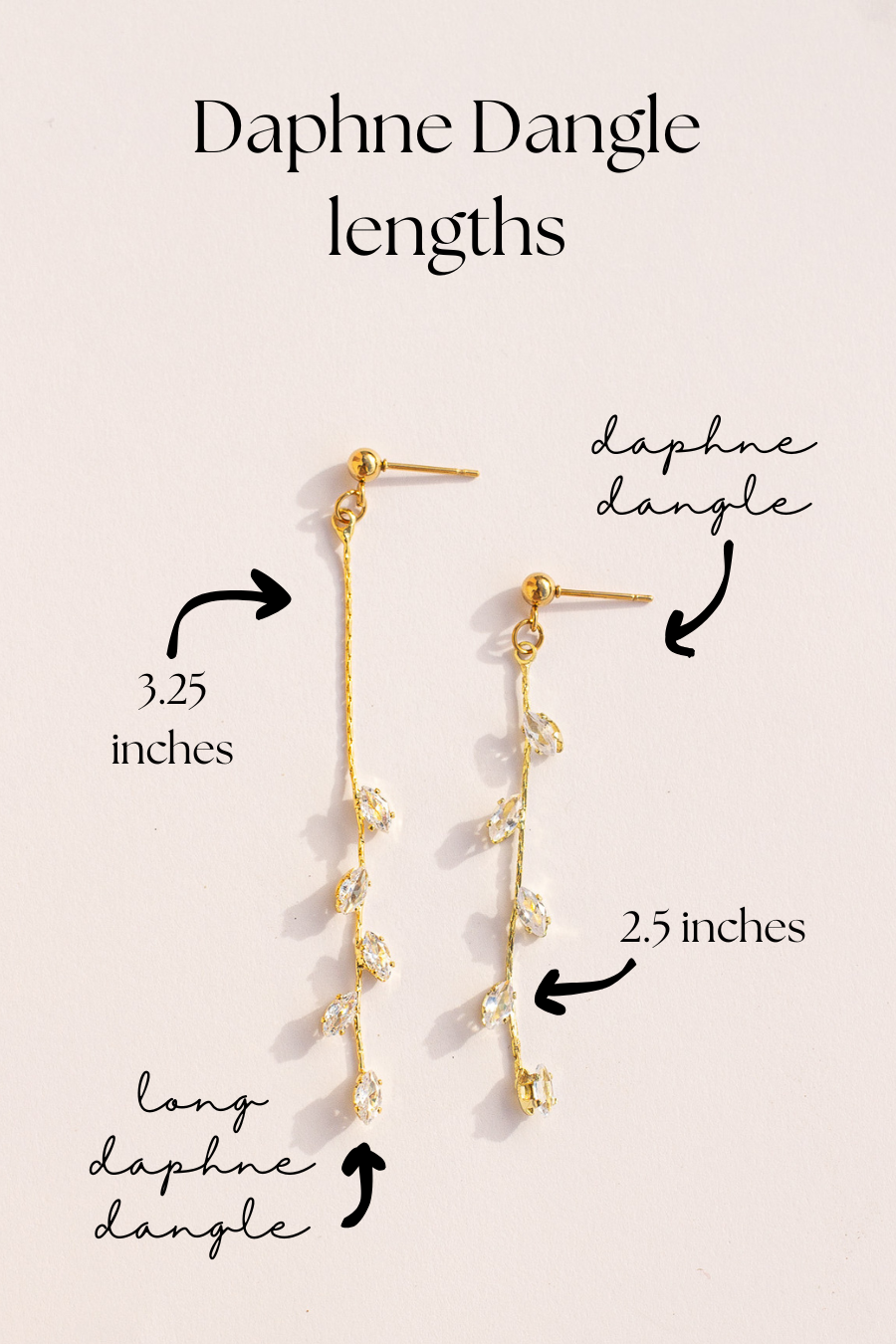Long Daphne Dangle