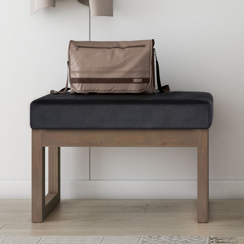 Milltown Upholstered Ottoman Bench with Versatile Design - Multiple Colors
